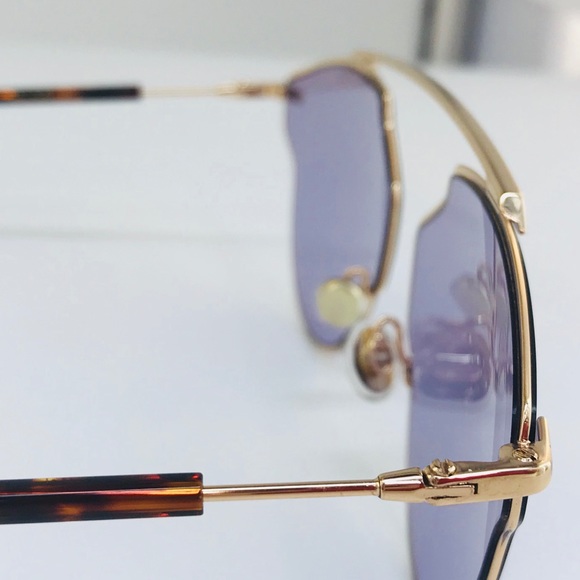 NWT Dior DIORSOREALPOP 06JU1 Violet / Gold Havana - Picture 6 of 8